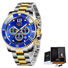 Load image into Gallery viewer, Multifunctional Mens Business Watch Luxury Military Quartz Stainless Steel Round Analog Wrist Watch For Men
