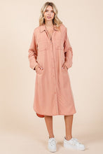 Load image into Gallery viewer, Button Down Long Sleeve Shirt Dress For Women – Casual, Timeless and Versatile Classic Shirt Dress for Year-Round Wear
