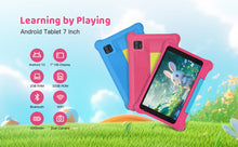 Load image into Gallery viewer, 7Inch Kid Tablet Android13, 5GB RAM 32GB ROM,128GB Expand,WiFi,2500mAh Battery,Dual Camera, Children's Gift Kids Software,PK BDF

