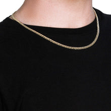 Load image into Gallery viewer, 10k Yellow Gold Miami Cuban Semi Solid Chain (4.50 mm)
