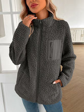 Load image into Gallery viewer, Winter Warm Zip Up Long Sleeve Jacket Fuzzy Cozy &amp; Stylish Jacket Cold-Weather Essential Outdoor Jacket

