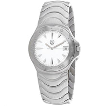 将图片加载到图库查看器，ESQ Women's Silver Stainless Steel White Dial
