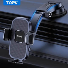 将图片加载到图库查看器，TOPK D38C Car Phone Holder – Adjustable Dashboard Mount
