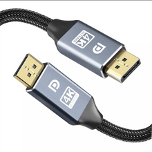 Load image into Gallery viewer, 1m/2m/5m High Speed 1.4Gbp Slim and Flexible Ultra HD 8K 4K 144Hz 165Hz Display Port Adapter For Monitor PC Laptop Projector
