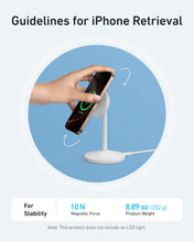 Load image into Gallery viewer, Anker MagGo Wireless Charger (Stand) with Adapter and Cable BOA
