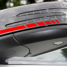 Load image into Gallery viewer, 1Pair Car Rear View Mirror Sticker Reflective Decal Vinyl Sticker Decal Stripe Sticker  Car Rear View Mirror Stickers Car Body Stickers Waterproof Reflective Car Side Stickers Auto Side Stripe Decals  Side Mirror Reflective Decals Auto Rearview Stickers
