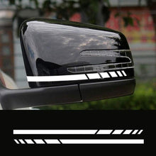 Load image into Gallery viewer, 1Pair Car Rear View Mirror Sticker Reflective Decal Vinyl Sticker Decal Stripe Sticker  Car Rear View Mirror Stickers Car Body Stickers Waterproof Reflective Car Side Stickers Auto Side Stripe Decals  Side Mirror Reflective Decals Auto Rearview Stickers
