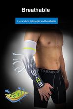 Load image into Gallery viewer, 1Pair Cool Men Cycling Running UV Sun Protection Arm Cover Protective Arm Sleeve Bike Sport Arm Warmers Arm Sleeves Hand Sleeves For Biking Cycling Golf Outdoor Sports Outdoor Arm Sleeves Arm Cover For Men
