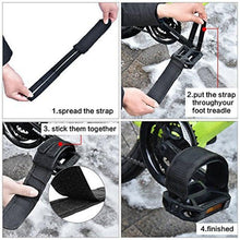 将图片加载到图库查看器，1pair Nylon Bicycle Pedal Straps Toe Clip Foot Strap Belt Adhesively Bicycle Pedal Tape Fixed Gear Bike Cycling Cover Universal Bicycle Fixed Strap Anti-Slip Double Adhesive Pedal Toe Clip Strap Cycling Pedal Accessory
