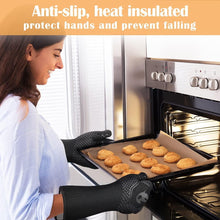 将图片加载到图库查看器，1PC 1472 Degrees Extreme Heat Resistant Grilling Glove for BBQ Oven Smoker Stove Firepit Fryer Barbeque Oven Mitt BBQ Gloves Heat Resistant Oven Mitts Grilling Gloves

