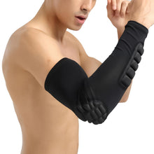 Load image into Gallery viewer, 1Pc Arm Sleeve Armband Elbow Sport Basketball Football Anti-Slip Anti-Collision Support Elastic Protective Pad Arm Guard Padded Compression Arm Sleeve With Protection Elbow One Piece Comfortable Arm Cover
