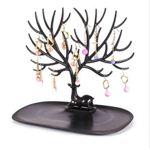 将图片加载到图库查看器，1pc Creative Deer Horn Tree Charm Jewelry Organizer Earring Bangle Necklace Bracelet Display Holder Unique Design Jewelry Organiser for Women Classic Tree Shape High Quality Necklace Earring Display Holder Tree Jewelry Organizer For Women
