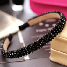 将图片加载到图库查看器，1Pc Crystal Rhinestone Pearl Hair Hoop Headband Bridal Wedding Hair Accessories Girl Beauty Headwear Headdress Women Headpieces
