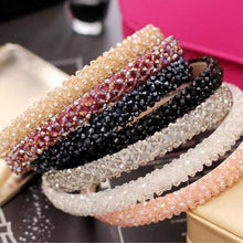 将图片加载到图库查看器，1Pc Crystal Rhinestone Pearl Hair Hoop Headband Bridal Wedding Hair Accessories Girl Beauty Headwear Headdress Women Headpieces
