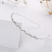 将图片加载到图库查看器，1Pc Crystal Rhinestone Pearl Hair Hoop Headband Bridal Wedding Hair Accessories Girl Beauty Headwear Headdress Women Headpieces
