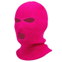 Load image into Gallery viewer, 1Pc Embroidery Balaclava Face Mask 3-Hole for Cold Weather, Winter Ski Mask for Men and Women Thermal Cycling Mask Christmas Gift Face Scarf Mask Sunscreen Dustproof Army Cycling Hunting Fishing Tactical Airsoft Hat
