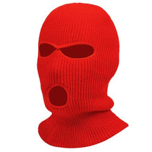 Load image into Gallery viewer, 1Pc Embroidery Balaclava Face Mask 3-Hole for Cold Weather, Winter Ski Mask for Men and Women Thermal Cycling Mask Christmas Gift Face Scarf Mask Sunscreen Dustproof Army Cycling Hunting Fishing Tactical Airsoft Hat
