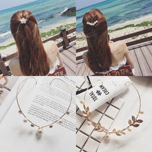 将图片加载到图库查看器，1PC New Fashion Headbands For Women Crystal Alloy Hairbands Back Holder Headwear Girls Lovely Hair Band Hair Accessories Headdress For Weddings
