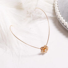 将图片加载到图库查看器，1PC New Fashion Headbands For Women Crystal Alloy Hairbands Back Holder Headwear Girls Lovely Hair Band Hair Accessories Headdress For Weddings
