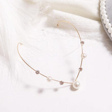 将图片加载到图库查看器，1PC New Fashion Headbands For Women Crystal Alloy Hairbands Back Holder Headwear Girls Lovely Hair Band Hair Accessories Headdress For Weddings
