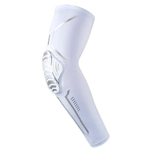 将图片加载到图库查看器，1PC Sport Black Arm Guard Compression Sleeves Sports Fitness Elastic Elbow Protective Pad Outdoor Basketball Football Sleeves For UV Summer Sun Protection Men Athletic Arm Cover
