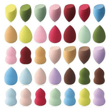 将图片加载到图库查看器，1Pc Women's Makeup Cosmetic Puff Powder Smooth Sponge Beauty Make Up Tools And Accessories  Blending Shape Colorful Soft Design
