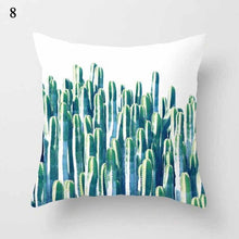 Load image into Gallery viewer, 1Pcs Blue Pattern Cushion Cover Polyester Pillowcase Decorative Navy Blue White Pillow Covers Pillow Case Blue Home Bedroom Sofa Decor Pillow Cover
