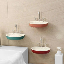 Load image into Gallery viewer, 1Pcs Faucet Shape Draining Soap Dish Portable Bathroom Products Double Layer 3Colors Eco-friendly Soap Box Draining Soap Dish Sponge Holder Soap Container with Waterfall Spout for Bathroom Shower Kitchen Sink

