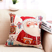 将图片加载到图库查看器，1Pcs Happy New Year Christmas Decorations Pillows Cover Merry Christmas Throw Cushion Covers Tree Reindeer Star Pillow Case For Party Home Decoration 45x45CM
