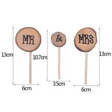 将图片加载到图库查看器，1Pcs Hollow Letter Love Just Married Mr &amp; Mrs Cake Topper Mr and Mrs Cake Toppers Wooden Wedding Cake Topper Party Cake Decoration Mr And Mrs Cake Topper Bride and Groom Wooden Wedding Cake Topper For Wedding Party Supplies
