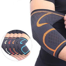 将图片加载到图库查看器，1PCS Instant Arm Support Elbow Sleeves Elastic Gym Elbow Support Sport Protective Pad Absorb Sweat Basketball Arm Sleeve For Workouts
