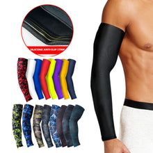 将图片加载到图库查看器，1Pcs Professional Sports Elastic Arm Guard Compression Arm Sleeves For Bike Motorcycle Basketball Volleyball Arm Sleeves Armband Sport Elbow Pads Arm Warmers Outdoor Workout Arm Cover
