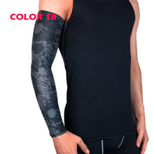 将图片加载到图库查看器，1Pcs Professional Sports Elastic Arm Guard Compression Arm Sleeves For Bike Motorcycle Basketball Volleyball Arm Sleeves Armband Sport Elbow Pads Arm Warmers Outdoor Workout Arm Cover
