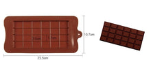 Load image into Gallery viewer, 1PCS Silicone Mold 12 Cells Chocolate Mold Fondant Candy Bar Mould Cake Mode Decoration Kitchen Baking Accessories Silicone Break Apart Chocolate Molds Candy Protein Bar Silicone Mold
