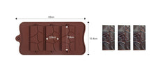 Load image into Gallery viewer, 1PCS Silicone Mold 12 Cells Chocolate Mold Fondant Candy Bar Mould Cake Mode Decoration Kitchen Baking Accessories Silicone Break Apart Chocolate Molds Candy Protein Bar Silicone Mold
