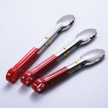 Load image into Gallery viewer, 1pcs Stainless Steel Kitchen Tong Heat Resistant Hollow-Out Barbecue Tongs Food Tongs Kitchen Tools BBQ Tools Accessories Stainless Steel Food Tongs Cooking Clips Buffet BBQ Tongs

