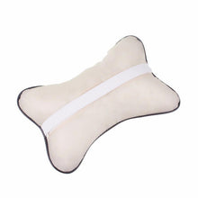 Load image into Gallery viewer, 1pcs Universal Car Neck Pillows PVC Leather Breathable Mesh Auto Car Neck Rest Headrest Cushion  Headrest Pillow Pillow Neck Pillows Both Side Pu Leather Pack Headrest Fit for Most Cars Filled Fiber Universal Car Pillow Car Interior Accessories
