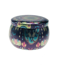 将图片加载到图库查看器，1Pieces Tin Jars Scented Candles Candle Tins Empty Candle Jars with Lids Scented Candle Containers Making Candles Kit Holder For Soy Wax Dry Storage With Flowers Can Fragrance Scented Candle Natural Soy Wax For Dry Storage Spices And Sweets
