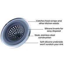 将图片加载到图库查看器，2-in-1 Clog-Free Multi-Purpose Silicone Kitchen Sink Strainer And Stopper
