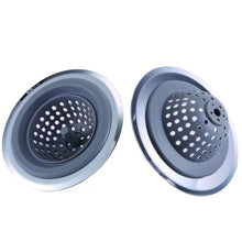 将图片加载到图库查看器，2-in-1 Clog-Free Multi-Purpose Silicone Kitchen Sink Strainer And Stopper
