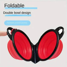 Load image into Gallery viewer, 2-in-1 Collapsible Double Dog Bowl
