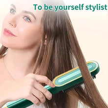 Load image into Gallery viewer, 2-in-1 Electric Hair Straightener Brush Curling Comb
