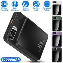 Load image into Gallery viewer, 2-in-1 Magnetic Wireless Power Bank 10000mAh PD20W Fast Charger Mag Safe
