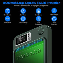 Load image into Gallery viewer, 2-in-1 Magnetic Wireless Power Bank 10000mAh PD20W Fast Charger Mag Safe

