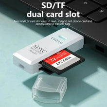将图片加载到图库查看器，2-in-1 Multi Card Reader USB 3.0 Micro SD TF Card Memory Flash Drive Adapter
