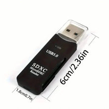 将图片加载到图库查看器，2-in-1 Multi Card Reader USB 3.0 Micro SD TF Card Memory Flash Drive Adapter
