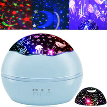 Load image into Gallery viewer, 2-in-1 Ocean Star Night Light Projector Lamp 360 Degree Rotating

