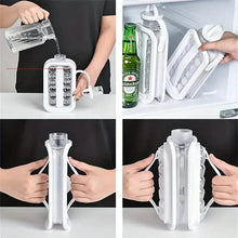 Load image into Gallery viewer, 2-in-1 Portable Ice Ball Maker Kettle With 17 Grids Flat Body Lid Cooling Ice Pop/Cube Molds
