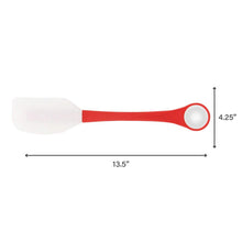 Load image into Gallery viewer, 2-in-1 Silicone One Tablespoon Cookie Scoop and Spatula to Stir, Fold, Scrape
