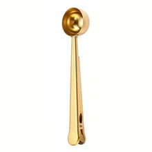 Load image into Gallery viewer, 2-in-1 Stainless Steel Coffee Spoon and Sealing Clip
